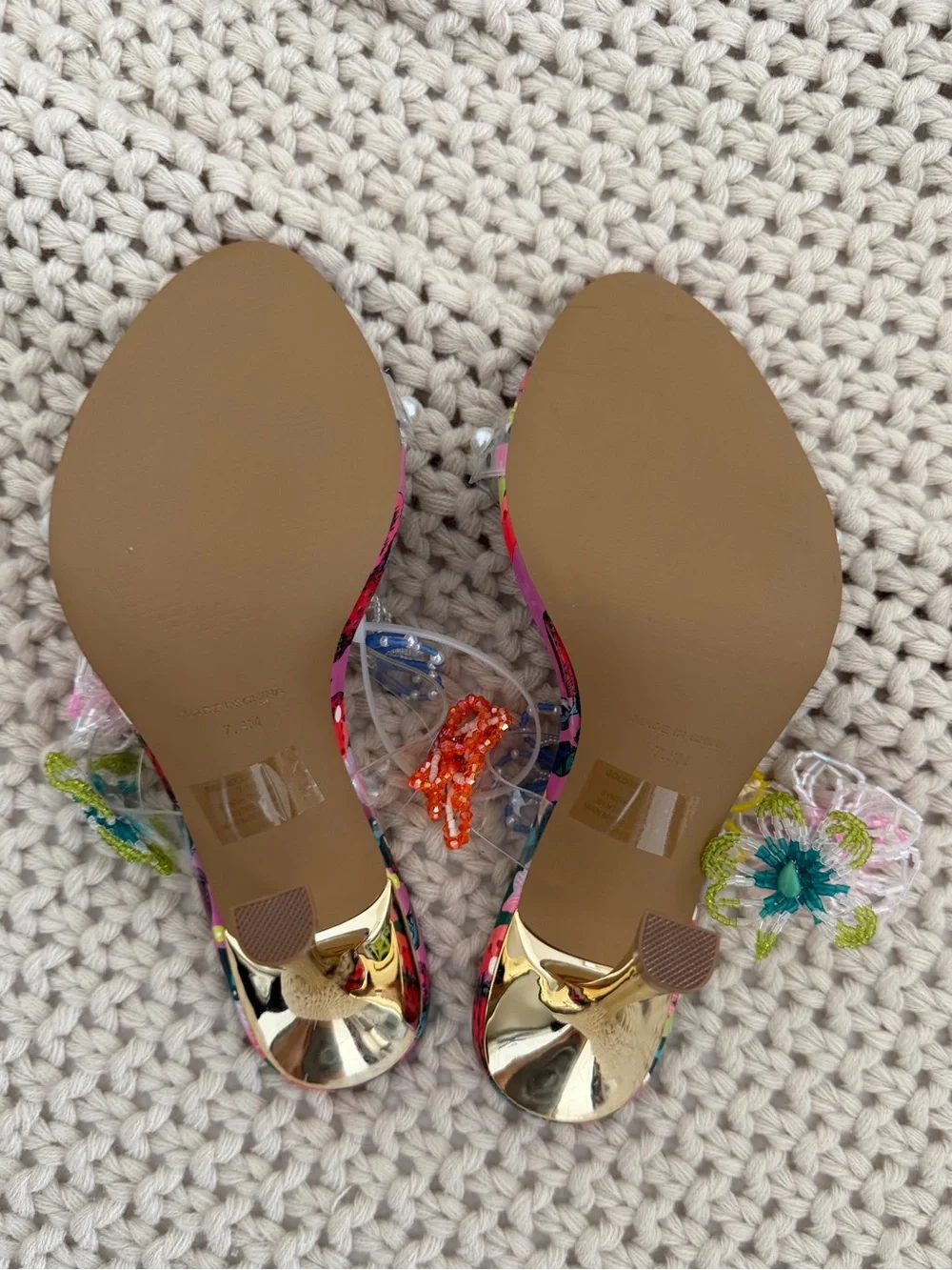 Betsey Johnson Goldiee Slide Sandal in Berry